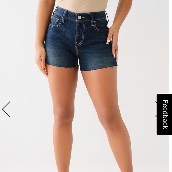 TRUE RELIGION
JENNIE MID RISE RAW HEM size 28 NWT - Picture 4 of 9